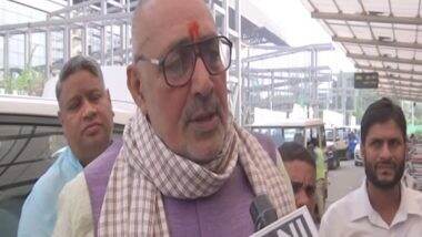 India News | Giriraj Singh Quashes Hemant Soren's Claim That BJP Neglects Marginalised Groups