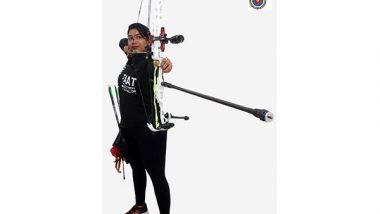 Business News | Tamil Nadu's Ace Archer Jayashree Jaykumar Takes Aim at World Title in Switzerland