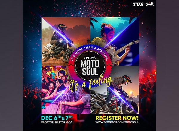Business News | Celebrating the Bond Between Man and Machine: TVS MotoSoul 4.0 Returns to Goa on December 6-7, 2024