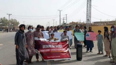 World News | Balochistan: BYC Stages Protest Amid Ongoing Enforced Disappearances by Pakistan Forces