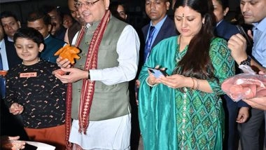 India News | Uttarkhand CM Dhami Buys Diyas from Artisans, Hails 'Vocal for Local'