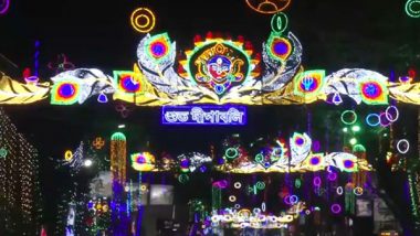 India News | Kolkata Lit Up with Colourful Lights for Diwali, Kali Puja