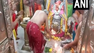 India News | MP: Diwali Celebrated at Mahakaleshwar Temple in Ujjain, Special Bhasma Aarti Performed