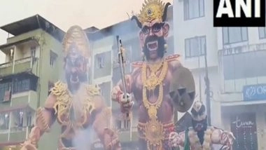 Entertainment News | Goa: People Burn Effigies of Demon Narakasura to Celebrate Diwali