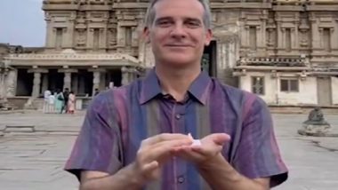 World News | US Ambassador Eric Garcetti Celebrates Diwali by Sharing Diyas of Joy