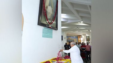 India News | Gujarat CM Bhupendra Pate Pays Tribute to Sardar Patel on His Birth Anniversary