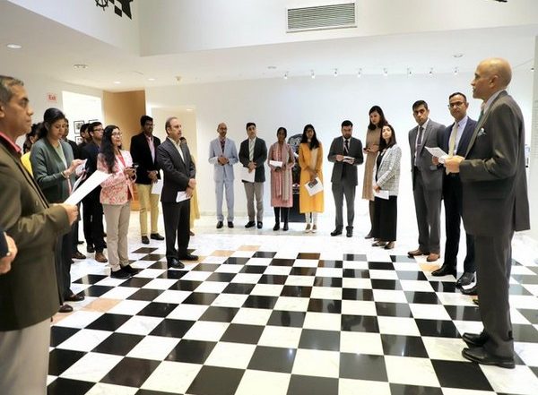 World News | Indian Mission in New York Takes Pledge on Rashtriya Ekta Diwas