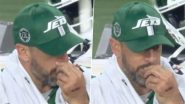 New York Jets Quarterback Aaron Rodgers Appears to Eat Boogers After Picking His Nose During NFL 2024 Match Against Pittsburgh Steelers, Video Goes Viral