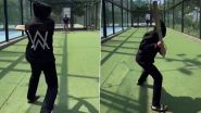 DJ Alan Walker Spotted Showing His Batting Skills, Tags RCB While Sharing Video on Instagram