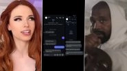 Did Amouranth Fake Kanye West&rsquo;s Instagram DMs? Viral Screenshot Alleges Twitch Streamer Lied Amid Ye&rsquo;s Ongoing Sexual Assault Controversy (View Post)