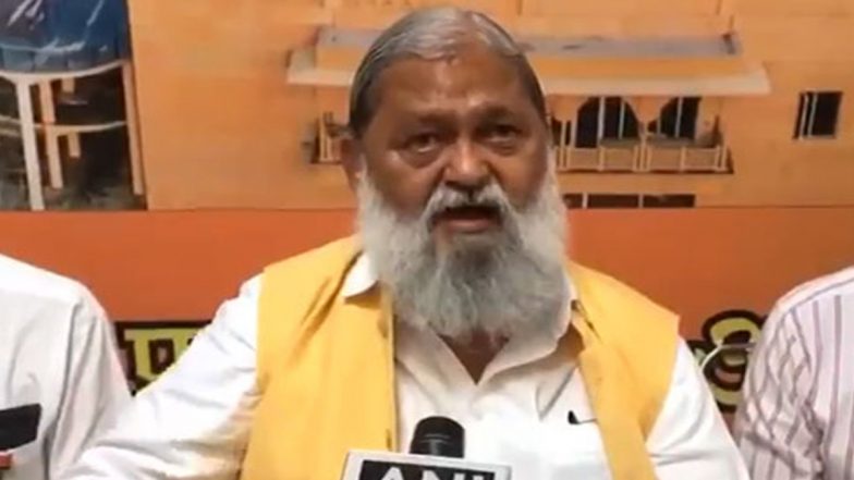 BJP's Anil Vij Dismisses Exit Polls, Confident of Victory in Haryana