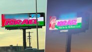 MrBeast Photos and Anti-Israel Messages Displayed Across Chicago After Hackers Changed Electronic Billboards, View Viral Pics