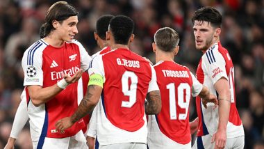 Arsenal vs Liverpool, Premier League 2024–25 Free Live Streaming Online: How To Watch EPL Match Live Telecast on TV & Football Score Updates in IST?