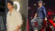 Shah Rukh Khan Thrills Fans by Grooving to &lsquo;Jhoome Jo Pathaan&rsquo; and Striking His Signature Pose at Aryan Khan&rsquo;s D&rsquo;YAVOL After Dark+ Event in Dubai (Watch Videos)