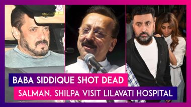 Baba Siddique Shot Dead: Salman Khan, Shilpa Shetty, Sanjay Dutt Arrive At Lilavati Hospital