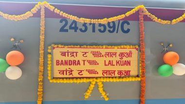 Bandra Terminus-Lalkuan Express Train Flagged Off: From Halt Station Names To Schedule, Check Key Details Here