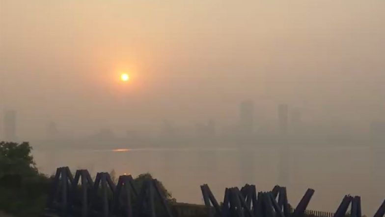 Mumbai Air Pollution Video: Parts of City Wake Up to Layer of Smog As Air Quality in Maharashtra's Capital Deteriorates, Viral Clip Surfaces