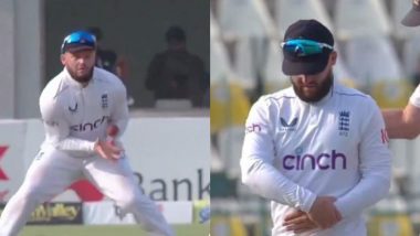 Ben Duckett Suffers Thumb Injury While Taking Abrar Ahmed's Catch During PAK vs ENG 1st Test 2024 (Watch Video)