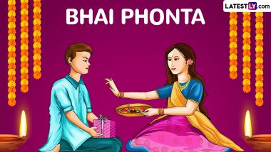 Bhai Phonta 2024 Bengali Date: When Is Bhai Dooj During Diwali Week? Know Auspicious Timings, Bhai Phota Mantra and Significance To Celebrate the Sibling Bond