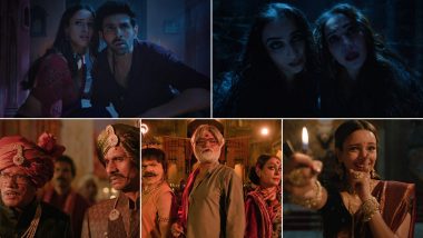 ‘Bhool Bhulaiyaa 3’ Trailer: Vidya Balan or Madhuri Dixit – Who Is the Real Manjulika? Kartik Aaryan’s Rooh Baba Tries To Solve Spooky Mystery While Sharing Kisses With Triptii Dimri (Watch Video)