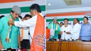 CP Yogeeshwara Joins Congress: Former Minister Quits BJP, Set To Be Its Candidate in Channapatna Assembly Bypoll (See Pics)