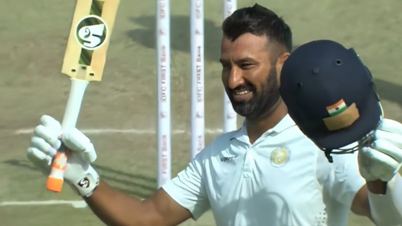 Cheteshwar Pujara Scores His 66th Century in First-Class Cricket, Completes 21,000 Runs During Saurashtra vs Chhattisgarh Ranji Trophy 2024-25 Match