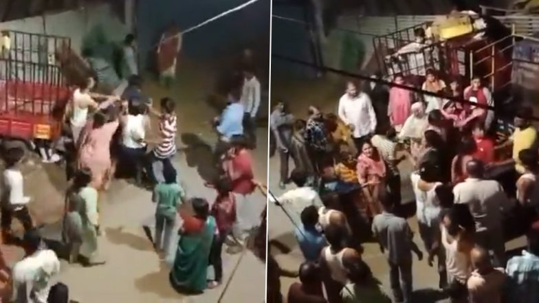 Chhatrapati Sambhaji Nagar: Altercation Breaks Out Between 2 Groups in Maharashtra After Miscreants Allegedly Barge Into a Man’s House and Thrash His Family Members (Watch Video)