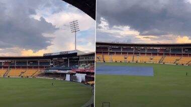 Will It Rain in Bengaluru During India vs New Zealand 1st Test 2024 Cricket Match? Check Weather Forecast