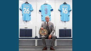 Cody Rhodes Visits Manchester City's Dressing Room at Etihad Stadium Ahead of WWE Live Event Before Crown Jewel 2024, Pics and Video Goes Viral