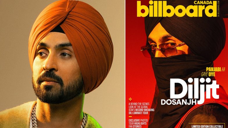 Singer-Actor Diljit Dosanjh Makes History As First Indian Artiste on Billboard Canada Cover!