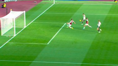 Diogo Dalot Produces One of the Misses of the Season As He Fails to Score An Open Goal During West Ham vs Manchester United Premier League 2024-25 Match (Watch Video)