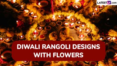 Diwali 2024 Rangoli Designs With Flowers: Know The Role of Rangoli in Diwali Celebrations and Significance of Marigold and Other Flowers for 'Shubh Deepavali'