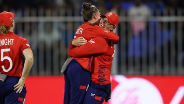 England Women Beats Bangladesh Women by 21 Runs in ICC Women's T20 World Cup 2024: Sobhana Mostary's Fighting Knock Goes in Vain As Spinners Write Winning Script For ENG-W