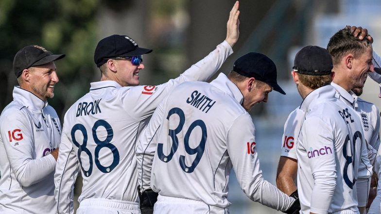 England Beat Pakistan by an Innings and 47 Runs in 1st Test 2024; Harry Brook, Joe Root and Bowlers Shine As Three Lions Take 1–0 Lead