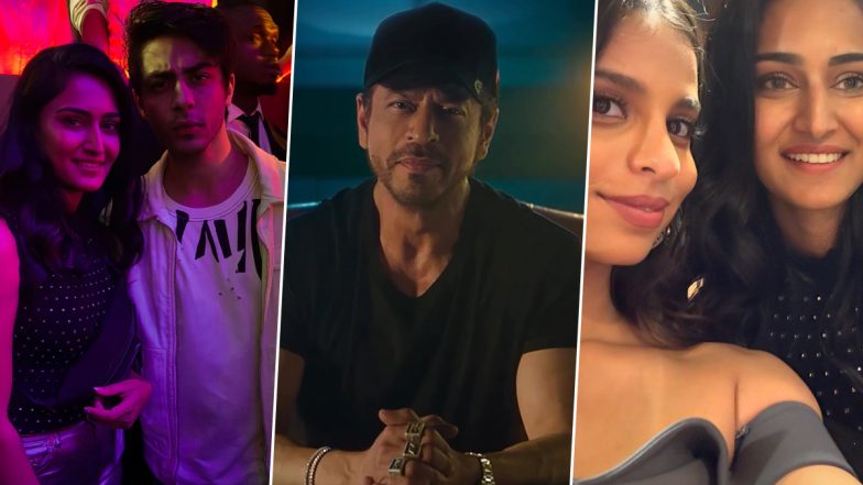 Erica Fernandes Collaborates With Shah Rukh Khan for D’YAVOL After Dark+ Launch; TV Actress Captures Moments With Aryan Khan and Suhana Khan (View Pics)