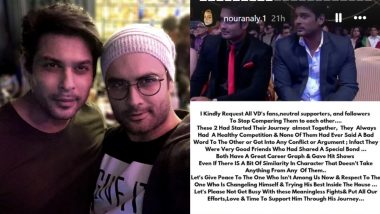 ‘Bigg Boss 18’: Vivian Dsena’s Wife Nouran Aly Urges Fans Avoid Comparisons With Sidharth Shukla; Says, ‘Let’s Give Peace’