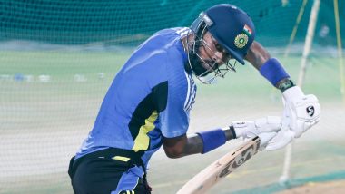 Hardik Pandya 'Ready to Go' As He Hits the Nets Ahead of IND vs BAN 1st T20I 2024, Shares Pics of Training Session in Gwalior