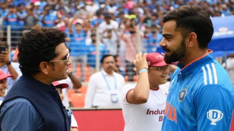 'Mai Pairon Mai Gir Gaya Unke', Virat Kohli Recalls His First Meeting With Sachin Tendulkar In Indian Dressing Room As Teammates Irfan Pathan, Harbhajan Singh and Others Played Prank on Him (Watch Video)