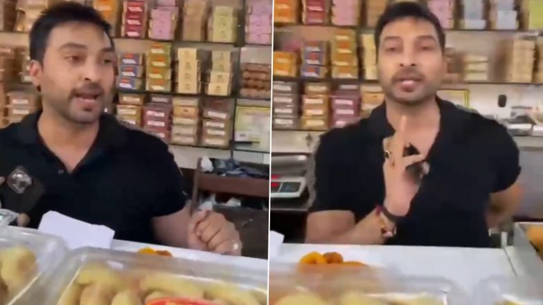 Ghaziabad: Heated Argument Breaks Out After Customer Allegedly Finds Mosquitoes in Navratri Special Thali Served at Madan Sweet, Viral Video Surfaces