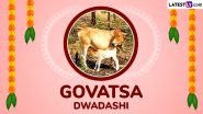 Govatsa Dwadashi 2024 Wishes and HD Images: Wish Happy Vasu Baras With WhatsApp Messages, Facebook Greetings, Stickers and Status To Celebrate First Day of Diwali Week