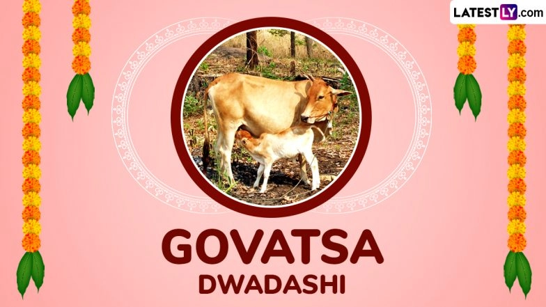 Govatsa Dwadashi 2024 Wishes and HD Images: Wish Happy Vasu Baras With WhatsApp Messages, Facebook Greetings, Stickers and Status To Celebrate First Day of Diwali Week