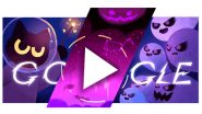 'Happy Halloween!': Google Celebrates Halloween 2024 With Interactive Doodle Showcasing Third Edition of Magic Cat Academy, Asks Users To Help Momo the Cat; Here's Why