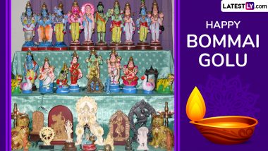 Bommai Golu 2024 Wishes, Instagram Reels & Bommala Koluvu HD Images: Facebook Greetings and Wallpapers To Celebrate Kolu, the South Indian Festive Display of Dolls During Navratri