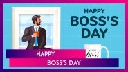 Happy Boss&rsquo;s Day 2024 Wishes, Greetings, Quotes & Messages To Express Gratitude to Your Boss