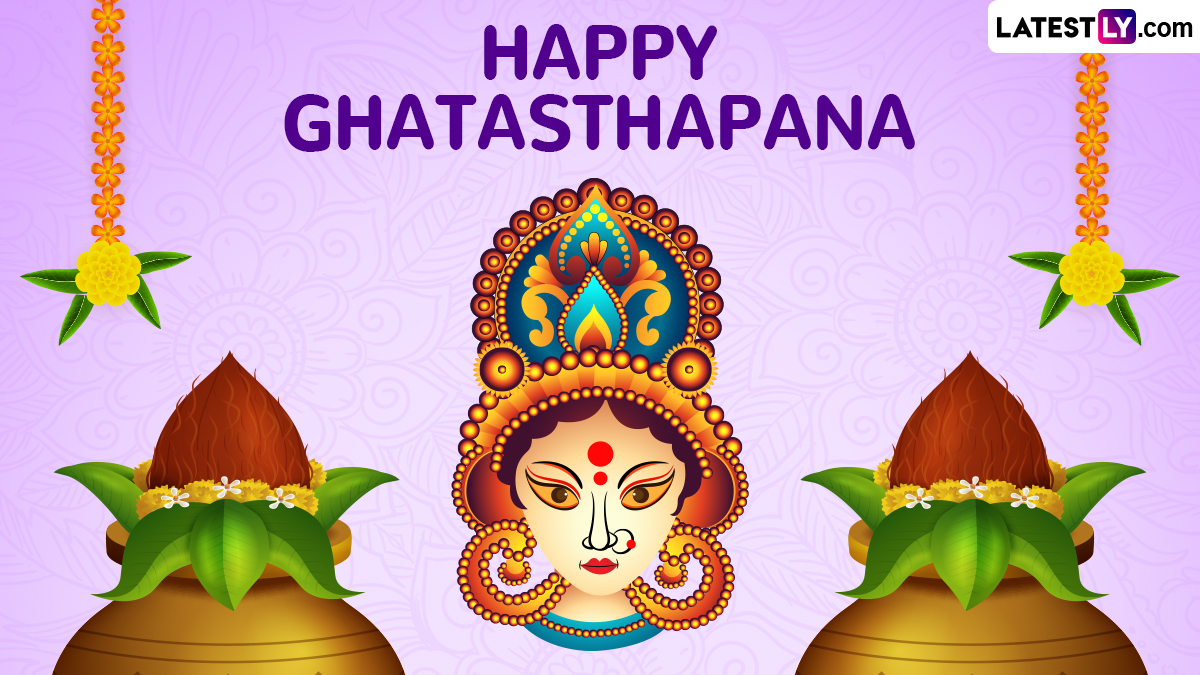 Navratri Ghatasthapana 2024 Wishes and Greetings WhatsApp Messages, HD