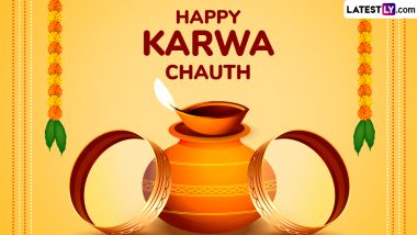 Happy Karwa Chauth 2024 Romantic Messages for Wife and Husband: Send Love Quotes, Meaningful Wishes, Wallpapers, Greetings and HD Images To Express Your Love on Karva Chauth