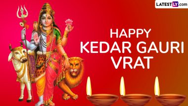 Kedar Gauri Vrat 2024 Greetings and HD Images for Free Download Online: Send Messages, Wishes, Quotes and Wallpapers To Celebrate Kedareshwar Vrat