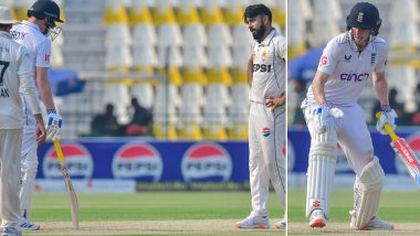 Harry Brook Survives Close Call After Ball Hits Stumps But Doesn't Dislodge Bails During PAK vs ENG 1st Test 2024 (Watch Video)