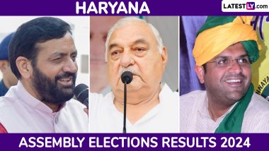 Haryana Election Result 2024 Constituency-Wise Winners List: Seat-Wise List of Winning Candidates From BJP, Congress, JJP and Other Parties in Haryana Assembly Elections