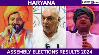 Haryana Assembly Elections Results 2024 Live Streaming on India Today: Watch Live Updates on Haryana Election Result, Winners List and Party-Wise Seat Numbers